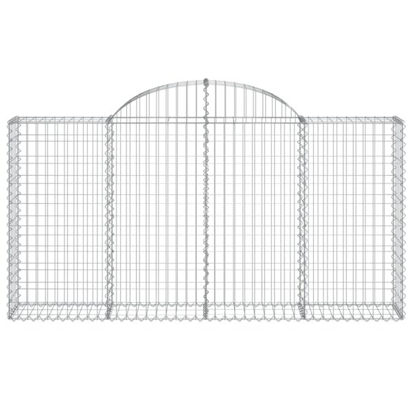 Cesti Gabbioni Ad Arco 10 Pz 200x30x100/120 Cm Ferro Zincato - Image 4
