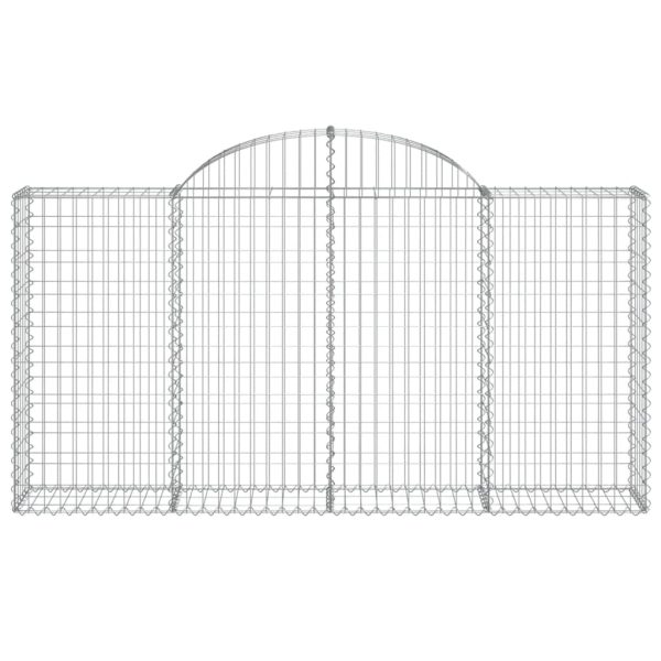 Cesti Gabbioni Ad Arco 11 Pz 200x30x100/120 Cm Ferro Zincato - Image 4