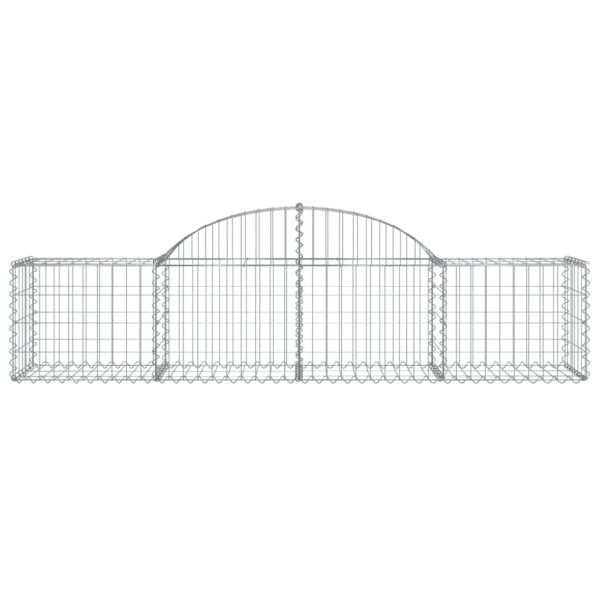 Cesti Gabbioni Ad Arco 4 Pz 200x50x40/60 Cm Ferro Zincato - Image 4