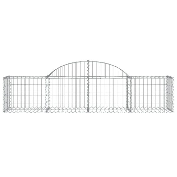 Cesti Gabbioni Ad Arco 15 Pz 200x50x40/60 Cm Ferro Zincato - Image 4