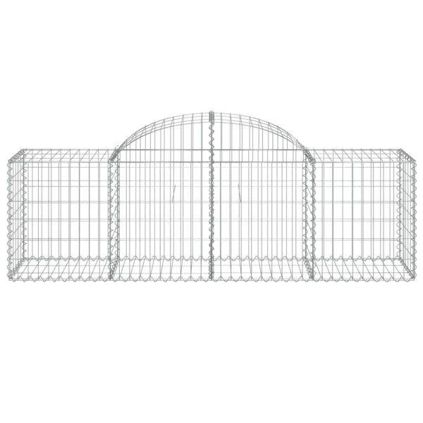 Cesti Gabbioni Ad Arco 8 Pz 200x50x60/80 Cm Ferro Zincato - Image 4