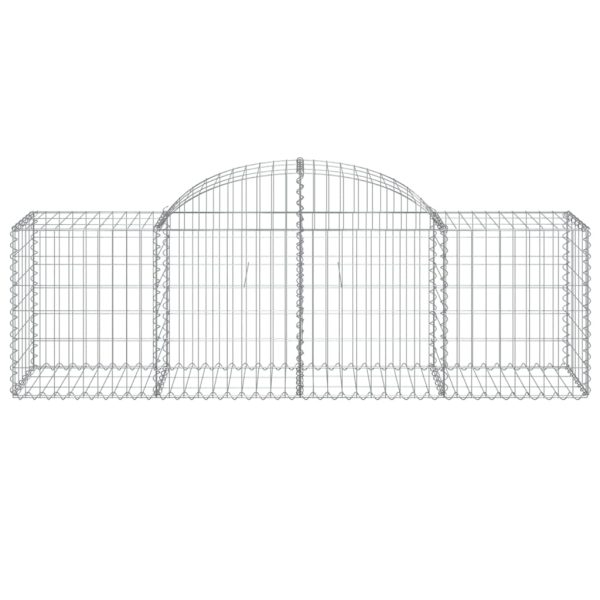 Cesti Gabbioni Ad Arco 11 Pz 200x50x60/80 Cm Ferro Zincato - Image 4