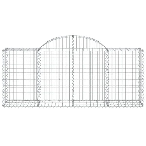 Cesti Gabbioni Ad Arco 15 Pz 200x50x80/100 Cm Ferro Zincato - Image 4