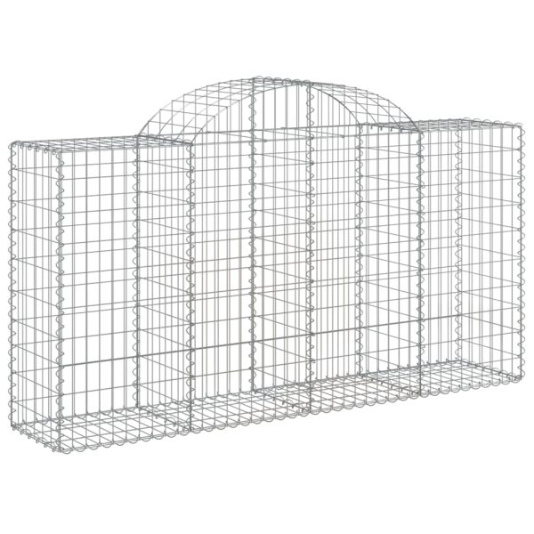 Cesti Gabbioni Ad Arco 4 Pz 200x50x100/120 Cm Ferro Zincato - Image 3