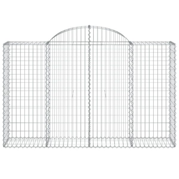 Cesti Gabbioni Ad Arco 15 Pz 200x50x120/140 Cm Ferro Zincato - Image 4