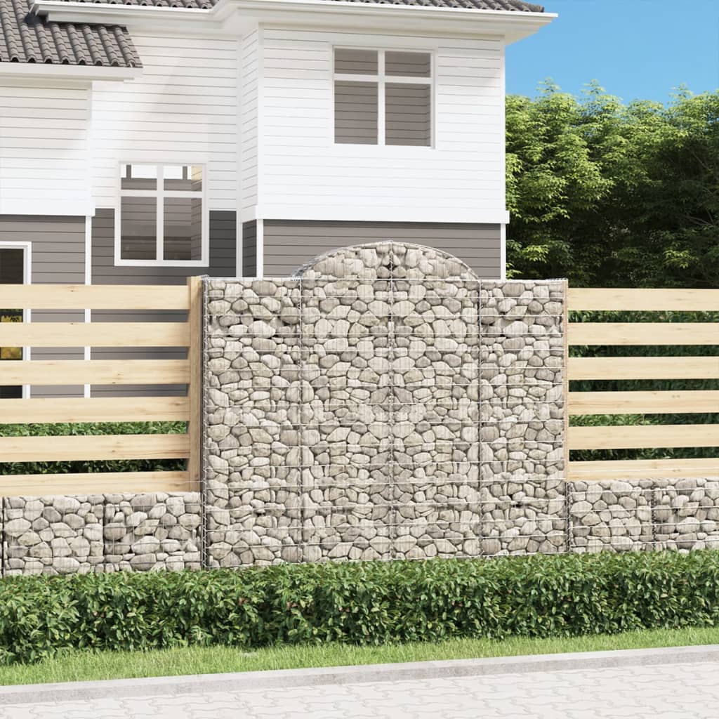 Cesti Gabbioni Ad Arco 2 Pz 200x50x180/200 Cm Ferro Zincato