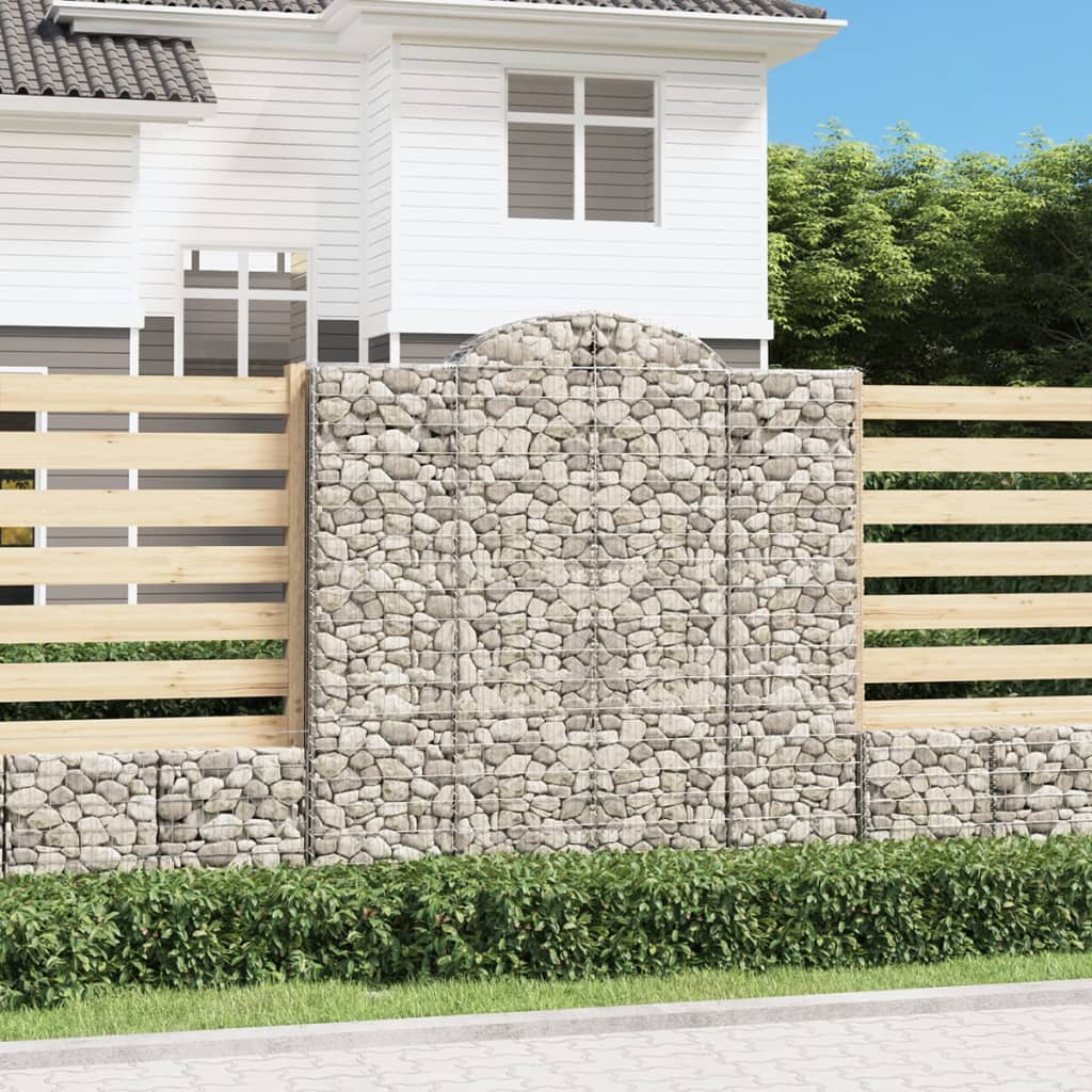 Cesti Gabbioni Ad Arco 3 Pz 200x50x200/220 Cm Ferro Zincato