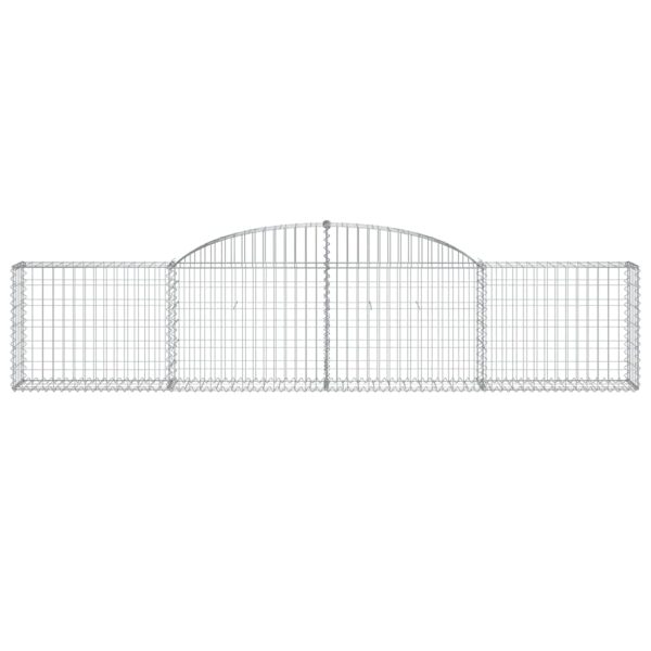 Cesti Gabbioni Ad Arco 7 Pz 300x30x60/80 Cm Ferro Zincato - Image 4