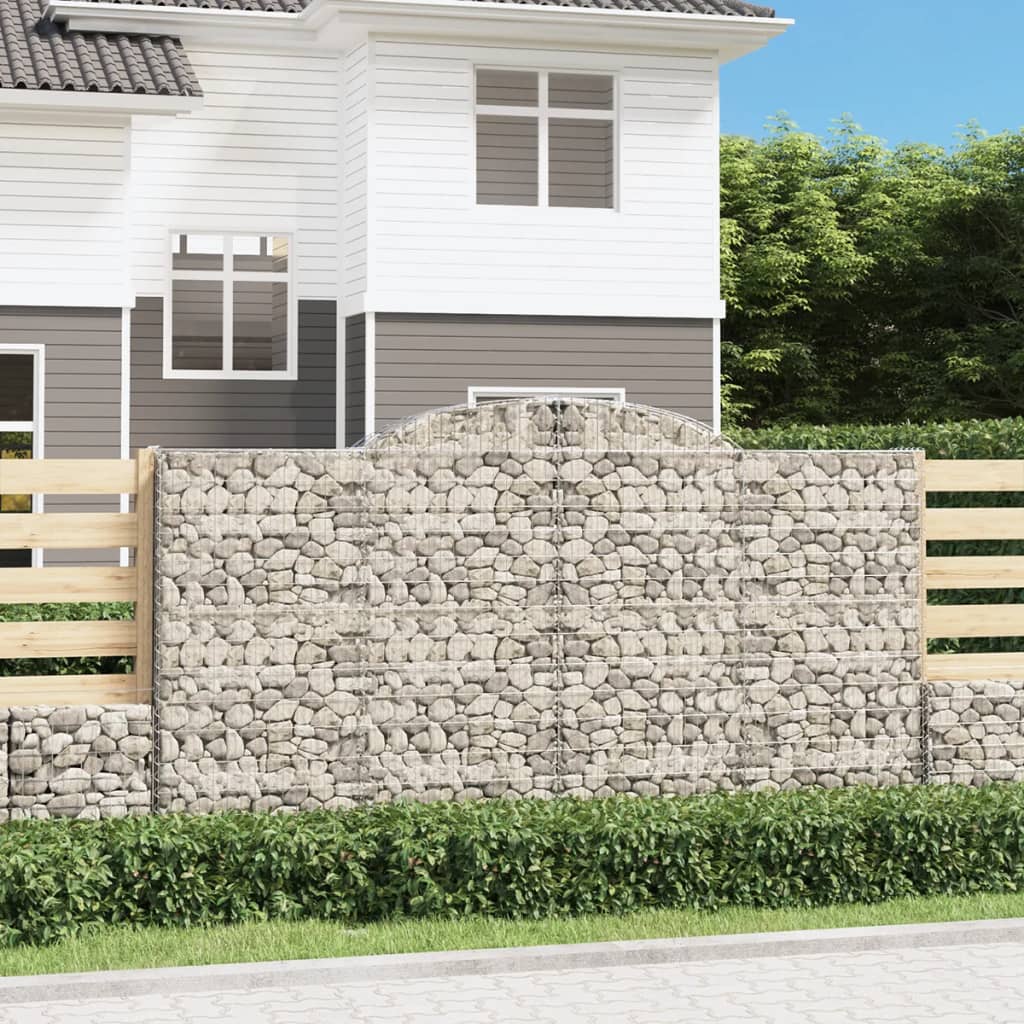 Cesti Gabbioni Ad Arco 3 Pz 300x50x160/180 Cm Ferro Zincato