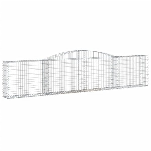 Cesti Gabbioni Ad Arco 15 Pz 400x30x80/100 Cm Ferro Zincato - Image 3