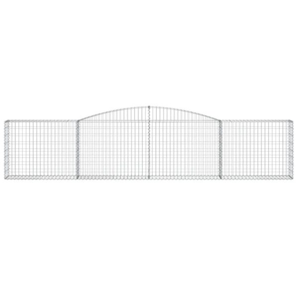 Cesti Gabbioni Ad Arco 15 Pz 400x30x80/100 Cm Ferro Zincato - Image 4