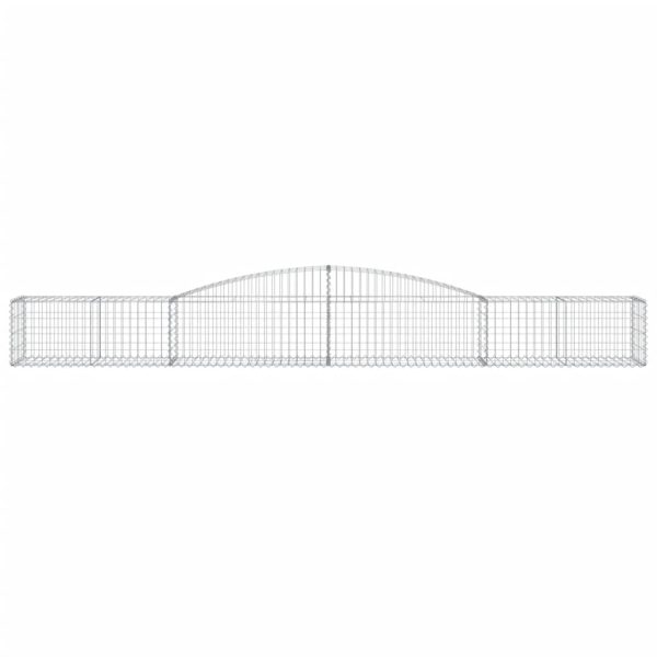 Cesti Gabbioni Ad Arco 9 Pz 400x50x40/60 Cm Ferro Zincato - Image 4