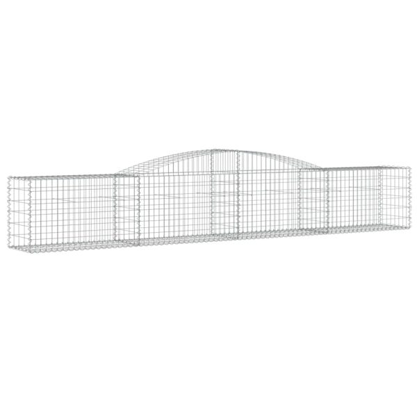 Cesti Gabbioni Ad Arco 5 Pz 400x50x60/80 Cm Ferro Zincato - Image 3