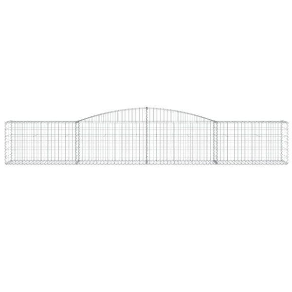 Cesti Gabbioni Ad Arco 5 Pz 400x50x60/80 Cm Ferro Zincato - Image 4