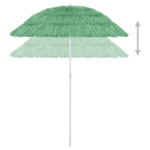 Ombrellone Da Spiaggia Hawaii Verde 180 cm - Image 4