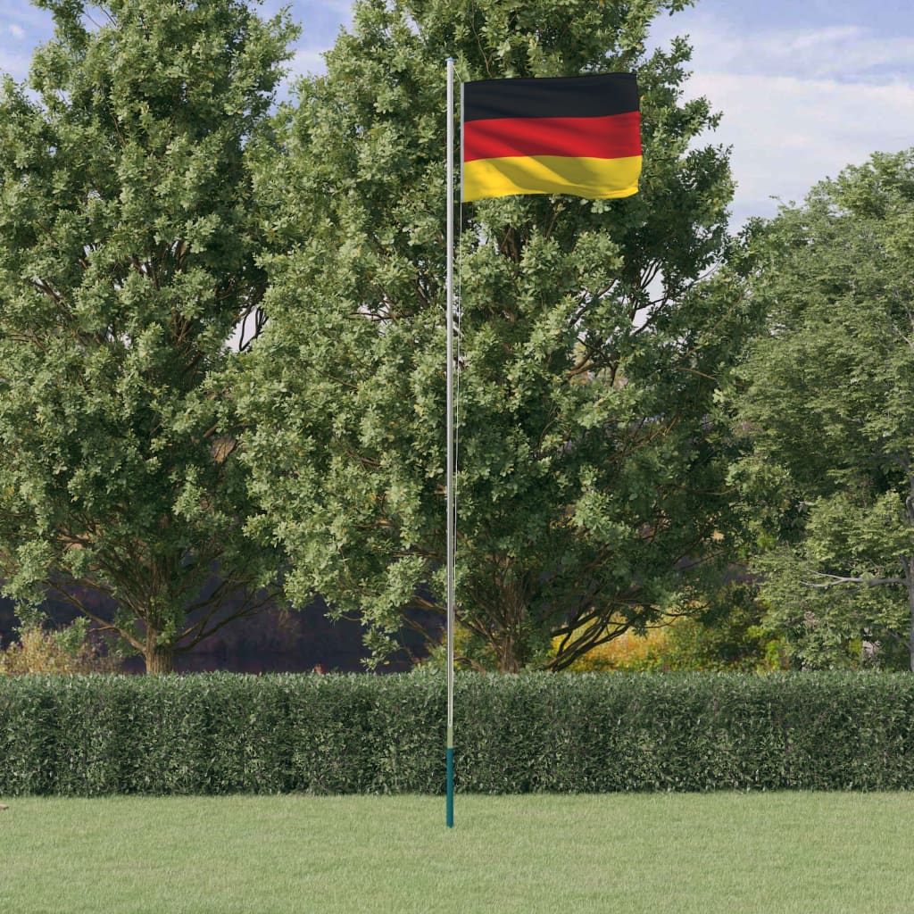 Asta E Bandiera Germania 6,23 M Alluminio