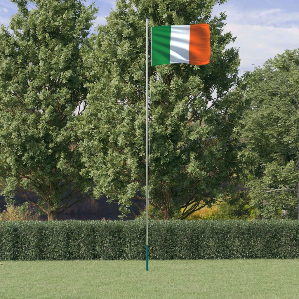 Asta E Bandiera Irlanda 6,23 M Alluminio