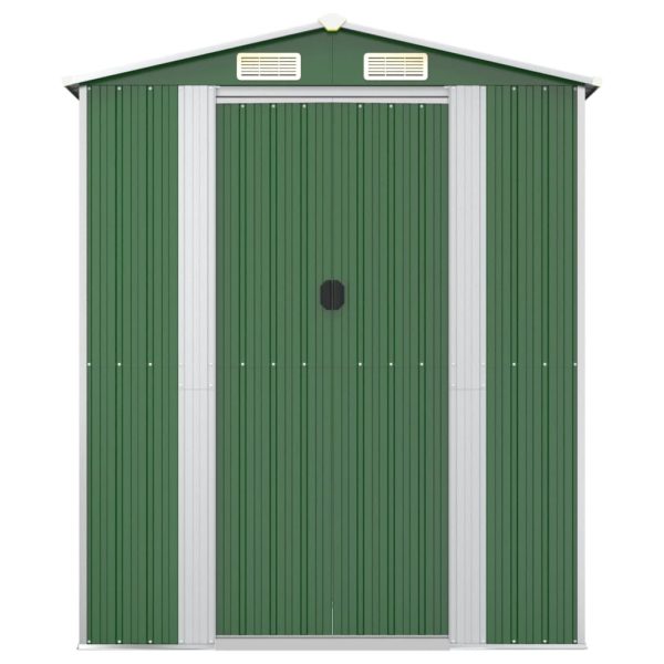Capanno Da Giardino Verde 192x357x223 Cm Acciaio Zincato - Image 4
