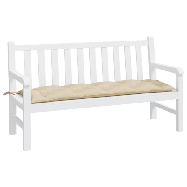 Cuscino Per Panca Beige 150x50x7 Cm In Tessuto Oxford - Image 3