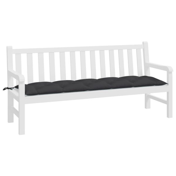 Cuscino Per Panca Nero 180x50x7 Cm In Tessuto Oxford - Image 3