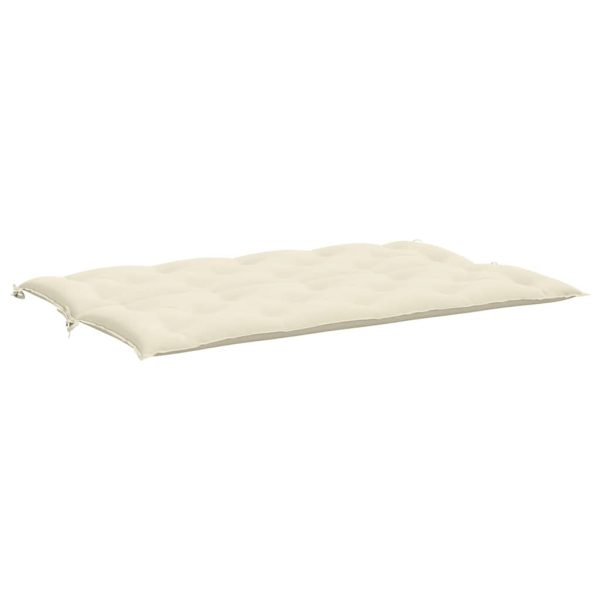 Cuscini Panca Giardino 2pz Bianco Crema 150x50x7 Tessuto Oxford - Image 5
