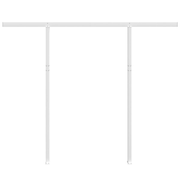 Set Pali Per Tenda Da Sole Bianco 300x245 Cm Ferro - Image 3