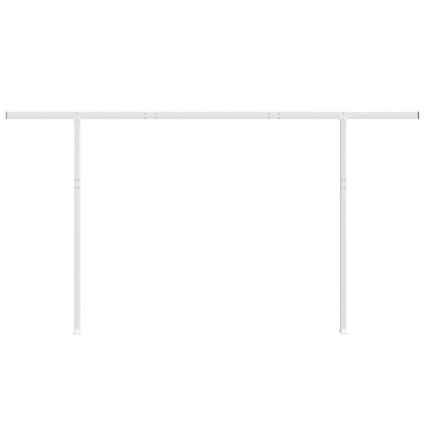 Set Pali Per Tenda Da Sole Bianco 450x245 Cm Ferro - Image 3