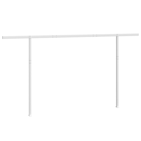Set Pali Per Tenda Da Sole Bianco 450x245 Cm Ferro - Image 5