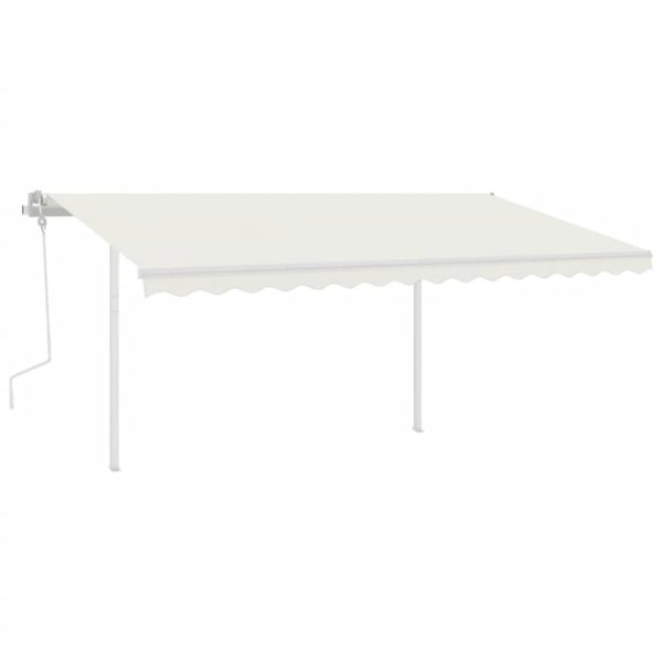 Set Pali Per Tenda Da Sole Bianco 450x245 Cm Ferro - Image 6