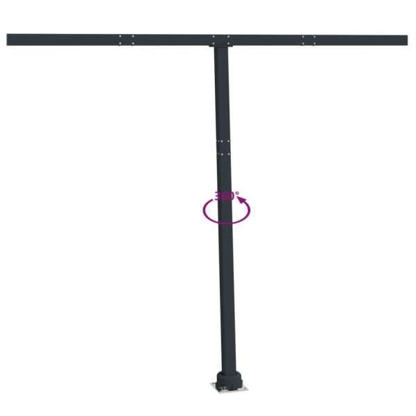 Set Pali Per Tenda Da Sole Antracite 300x245 Cm Ferro - Image 6