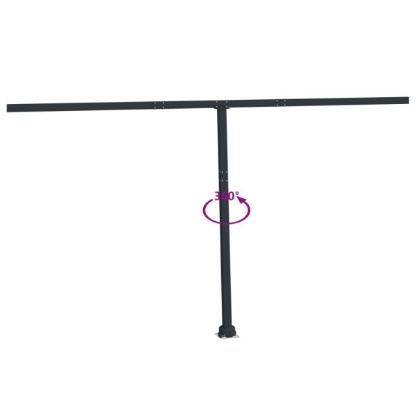 Set Pali Per Tenda Da Sole Antracite 450x245 Cm Ferro - Image 6