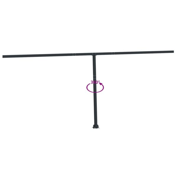 Set Pali Per Tenda Da Sole Antracite 600x245 Cm Ferro - Image 6