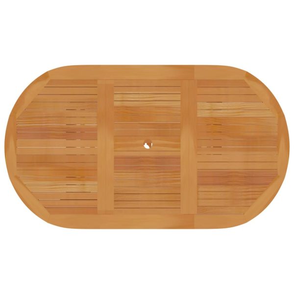 Tavolo Da Giardino 150x90x75 Cm In Legno Massello Di Teak - Image 4