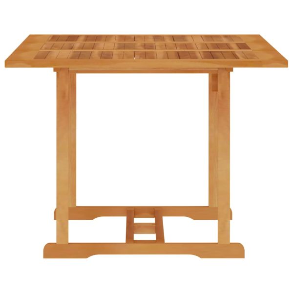 Tavolo Da Giardino 150x90x75 Cm In Legno Massello Di Teak - Image 3