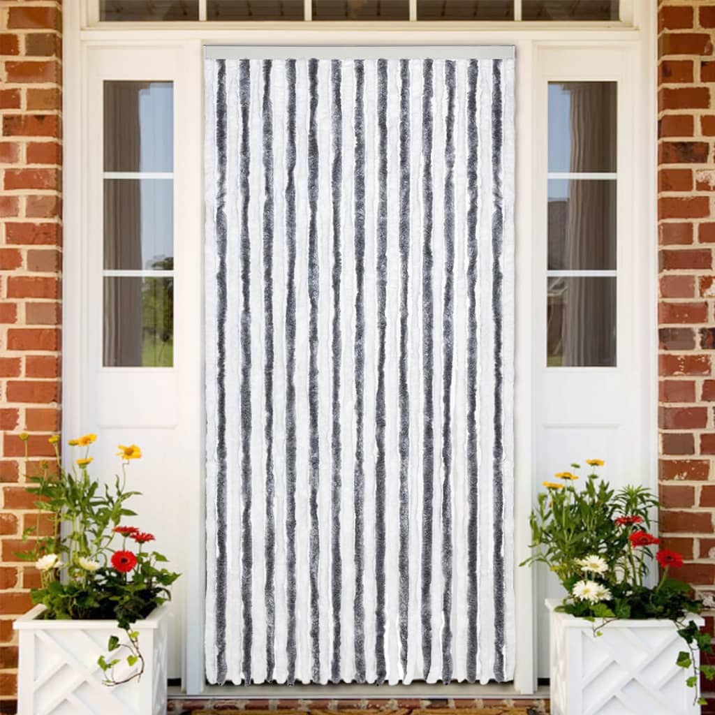 Zanzariera Grigio E Bianco 118x220 Cm Ciniglia