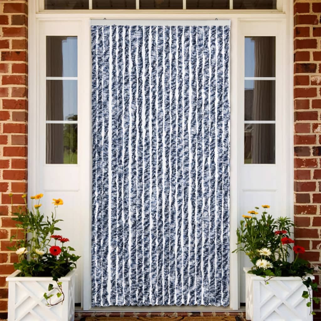 Zanzariera Blu E Bianco 90x200 Cm Ciniglia