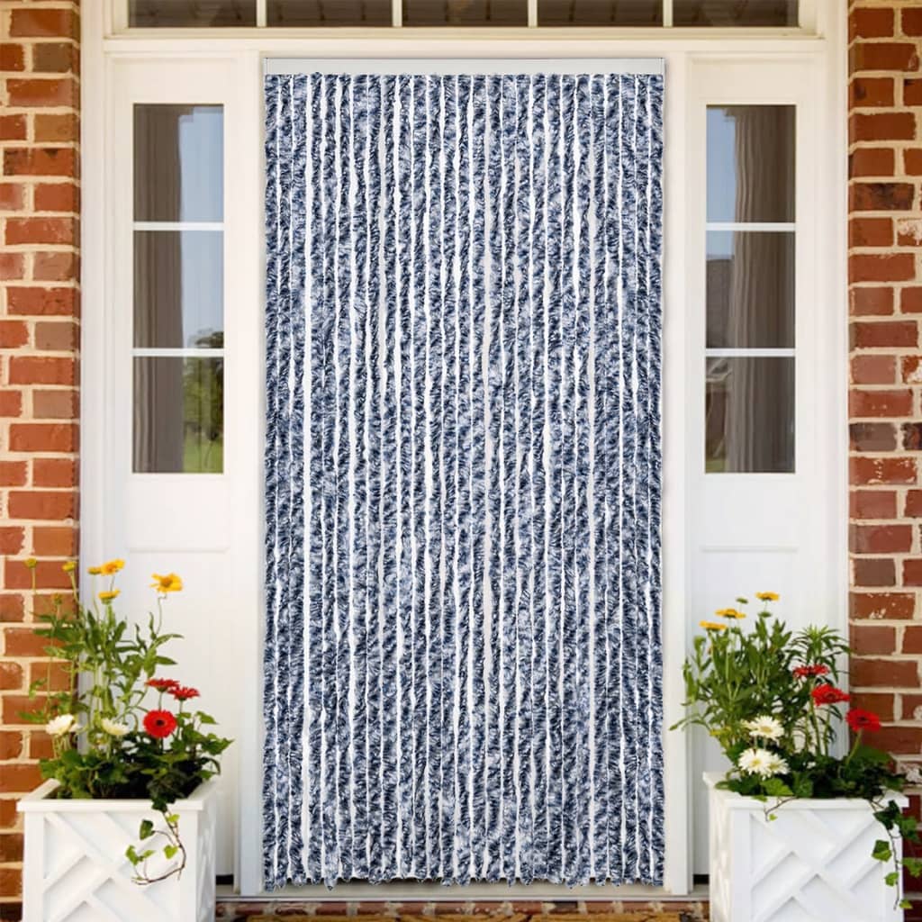 Zanzariera Blu E Bianco 118x220 Cm Ciniglia