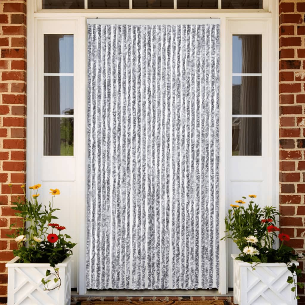 Zanzariera Bianco E Grigio 118x220 Cm Ciniglia
