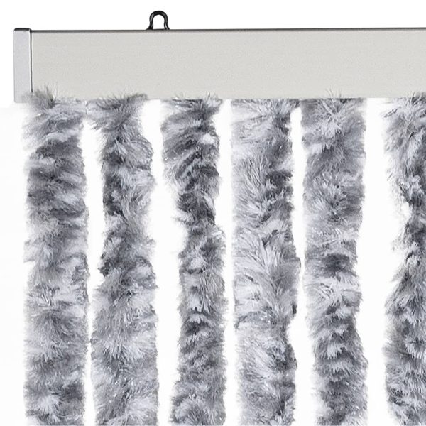 Zanzariera Bianco E Grigio 118x220 Cm Ciniglia - Image 4