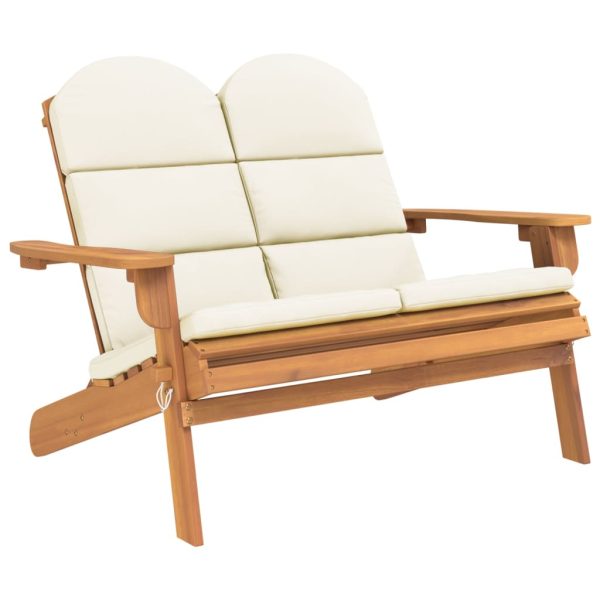 Set Salotto Da Giardino Adirondack 3pz Legno Massello Di Acacia - Image 5