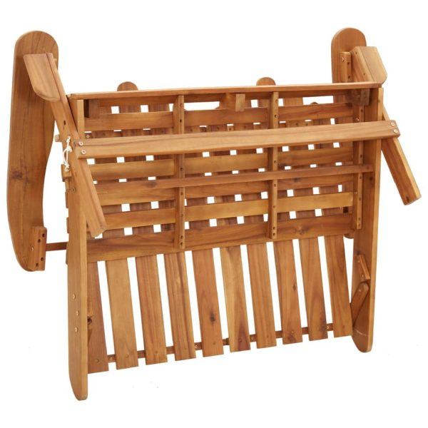 Set Salotto Da Giardino Adirondack 3pz Legno Massello Di Acacia - Image 6