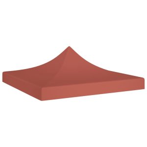 Tetto Per Tendone Per Feste 3x3 M Terracotta 270 G/m²