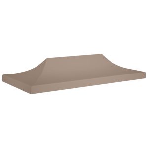 Tetto Per Tendone Per Feste 6x3 M Grigio Talpa 270 G/m²
