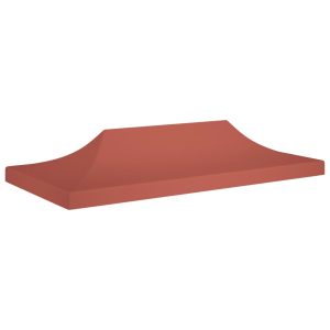 Tetto Per Tendone Per Feste 6x3 M Terracotta 270 G/m²