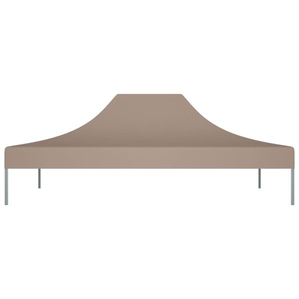 Tetto Per Tendone Per Feste 4x3 M Grigio Talpa 270 G/m² - Image 3