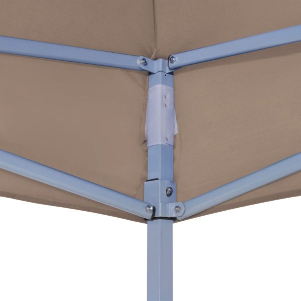 Tetto Per Tendone Per Feste 4x3 M Grigio Talpa 270 G/m² - Image 5