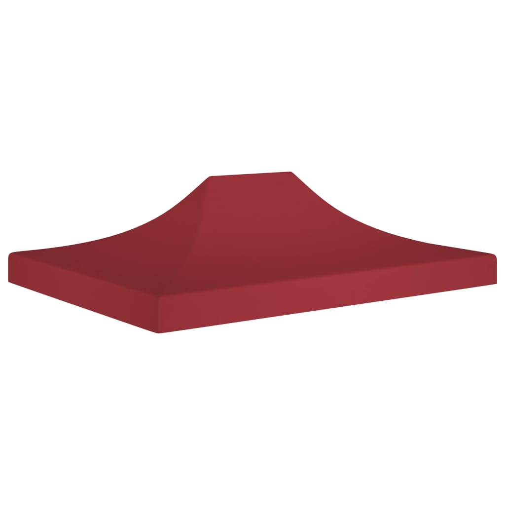 Tetto Per Tendone Per Feste 4x3 M Rosso Borgogna 270 G/m²