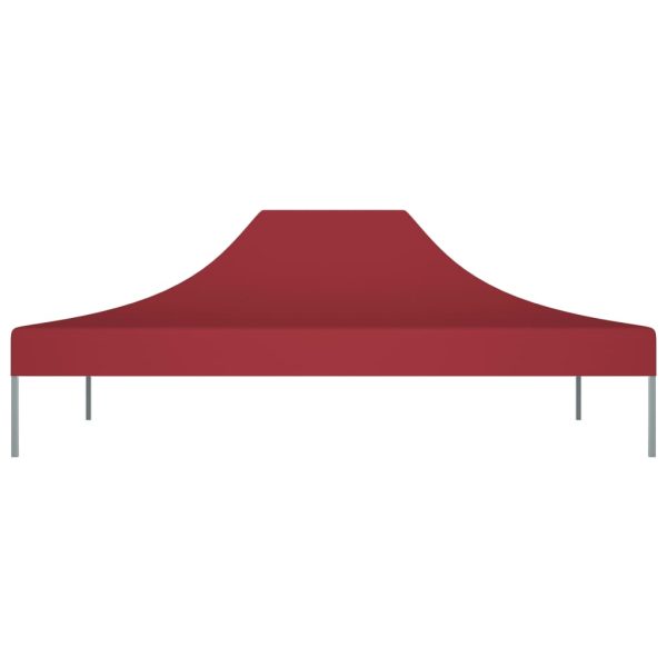 Tetto Per Tendone Per Feste 4x3 M Rosso Borgogna 270 G/m² - Image 3