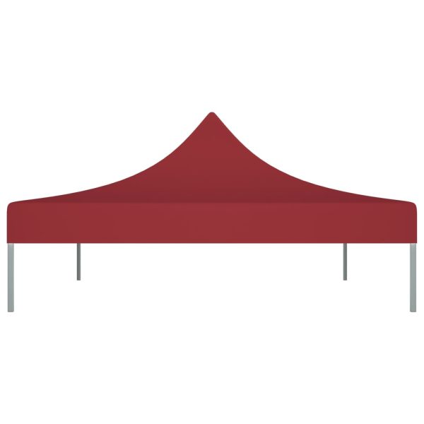Tetto Per Tendone Per Feste 4x3 M Rosso Borgogna 270 G/m² - Image 4