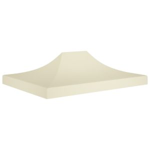 Tetto Per Tendone Per Feste 4,5x3 M Crema 270 G/m²